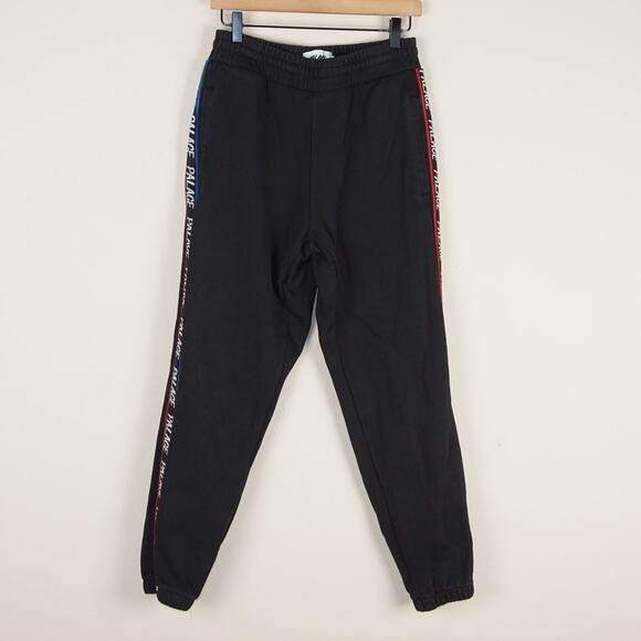 Palace Black Heavy Terry Cotton S Line Insert Jogger Mens Sz S - Picture 1 of 15